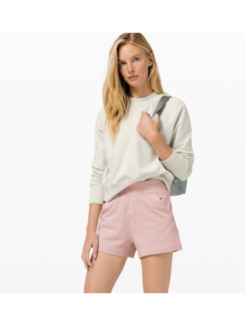 Lululemon LA Sweat Short Mink Berry Pink Women's Size 4 Athletic Athleisure